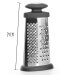 Râpe ovale 2 faces BergHOFF Essentials acier inox + poignée