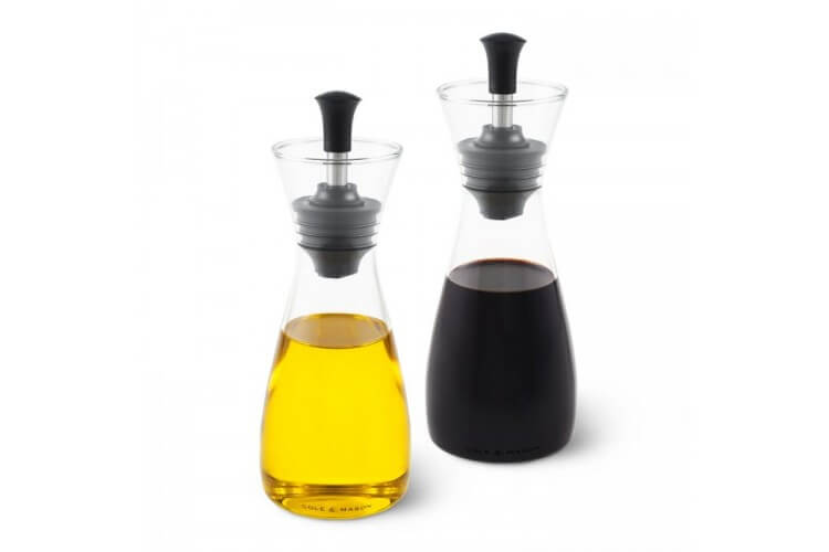 Coffret Cole & Mason Classic huilier et vinaigrier en verre