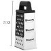 Râpe rectangulaire 4 faces Berghoff Essentials acier inox + poignée