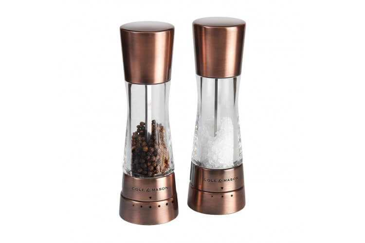 Coffret de 2 moulins sel/poivre Derwent Cole & Mason 19cm