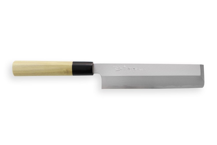 Couteau usuba japonais artisanal Yoshihiro Jyosaku White 2 steel 18cm