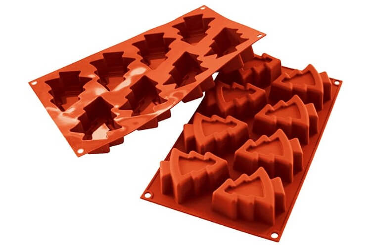 Moule en silicone professionnel Silikomart Silicon Flex 8 étoiles Ø70mm 