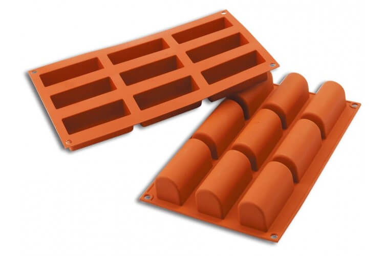 Moule en silicone professionnel Silikomart Silicon Flex 8 sapins 300 x 175mm