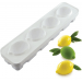 Moule pâtissier citron Silikomart en silicone blanc