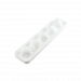 Moule pâtissier fraise Silikomart en silicone blanc