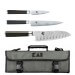 Mallette Kai Shun Classic 3 couteaux japonais damassés
