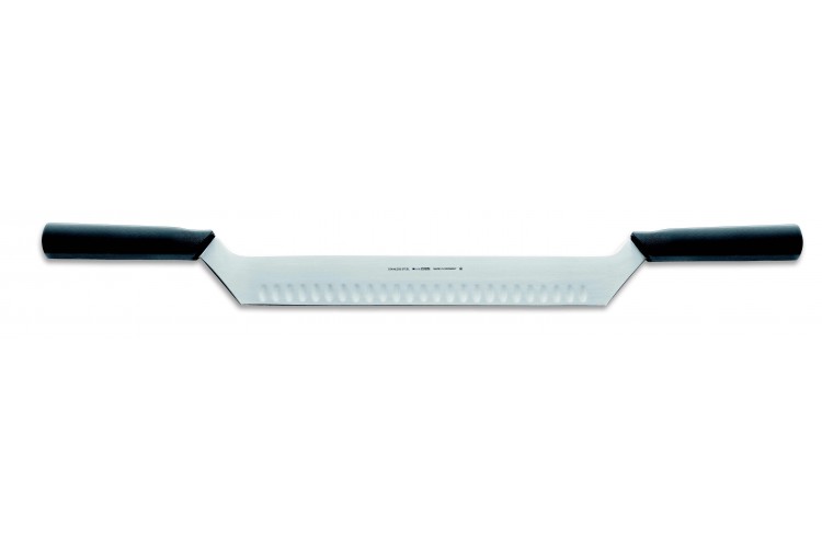Couteau &agrave; fromage professionel 2 manches lame 30cm DICK acier inox d&eacute;cor&eacute;