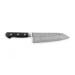 Couteau santoku japonais artisanal Yoshihiro VG10 damas 33 couches 16.5cm
