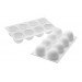 Moule en silicone professionnel Silikomart 8 truffes 62 x 52mm