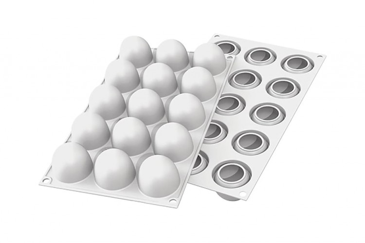Moule en silicone professionnel Silikomart 15 truffes 42 x 36mm
