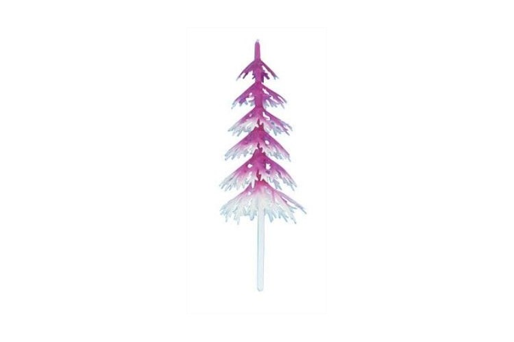 Bo&icirc;te de 144 d&eacute;cors pour b&ucirc;che sapin volume 3D 4.5cm