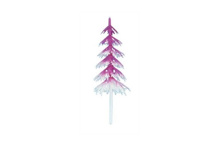 Boîte de 144 décors pour bûche sapin volume 3D 4.5cm
