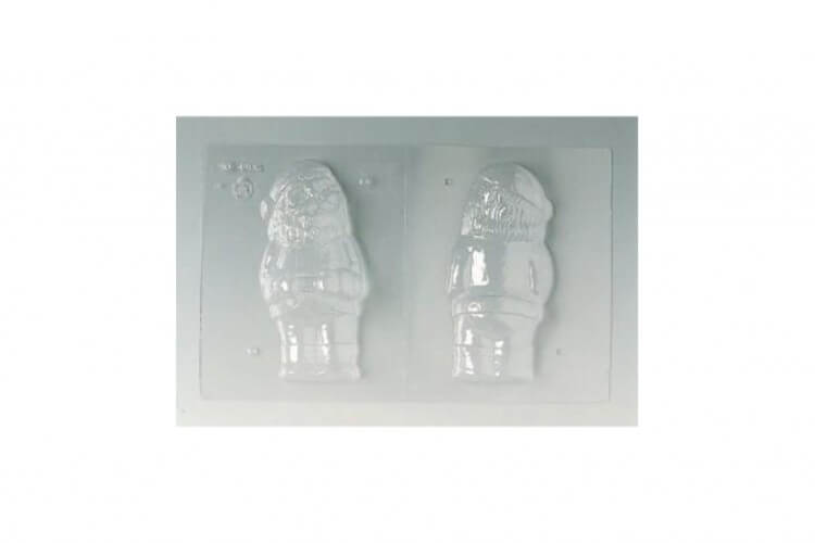 Plaque 1 moule à chocolat Père Noël 205 x 95mm