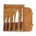 Trousse en cuir 5 couteaux de cuisine Au Nain Bistronome