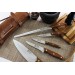 Trousse en cuir 5 couteaux de cuisine Au Nain Bistronome