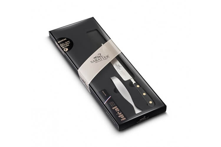 Coffret poisson SABATIER Idéal Laiton filet de sole 15cm + pince à arêtes
