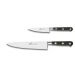Coffret couteaux SABATIER Idéal Laiton Office 10cm + Chef 20cm