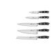 Bloc en noyer SABATIER International Ysis 5 couteaux de cuisine