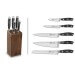 Bloc en noyer SABATIER International Ysis 5 couteaux de cuisine