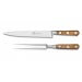 Coffret couteaux SABATIER Provençao tranchelard 20cm + fourchette à viande