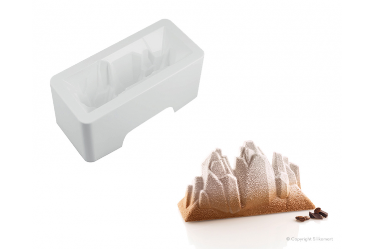 Moule p&acirc;tissier Silikomart  des montagnes "Tre Cime" 