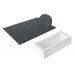 Kit moule à bûche 250 x 90mm + tapis de décor Silikomart