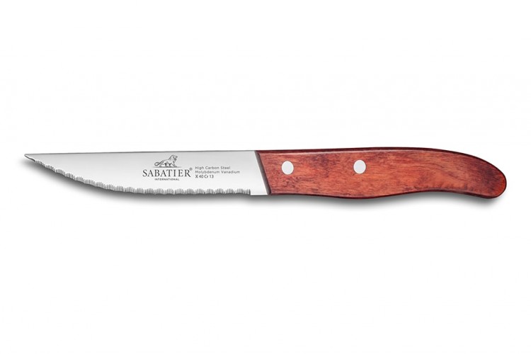 Couteau &agrave; steak Dallas SABATIER International manche palissandre 12,5cm