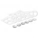 Chablon en silicone Silikomart 42 empreintes rondes 297 x 210 mn