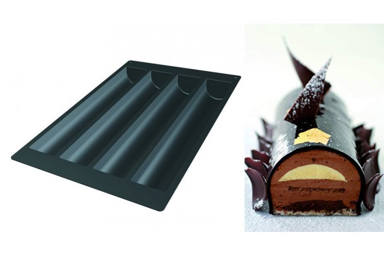 Moule en silicone Pavoflex 600 x 400mm - 4 b&ucirc;ches