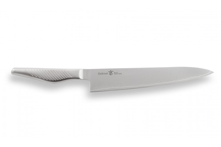 Couteau de chef japonais Shizu Hamono Kyo San Mai tout acier