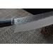 Couteau deba japonais Shizu Hamono Yamato martelé 16cm manche sombre