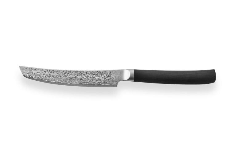 Couteau &agrave; steak japonais Shizu Hamono VG10 Series Damascus 33 couches