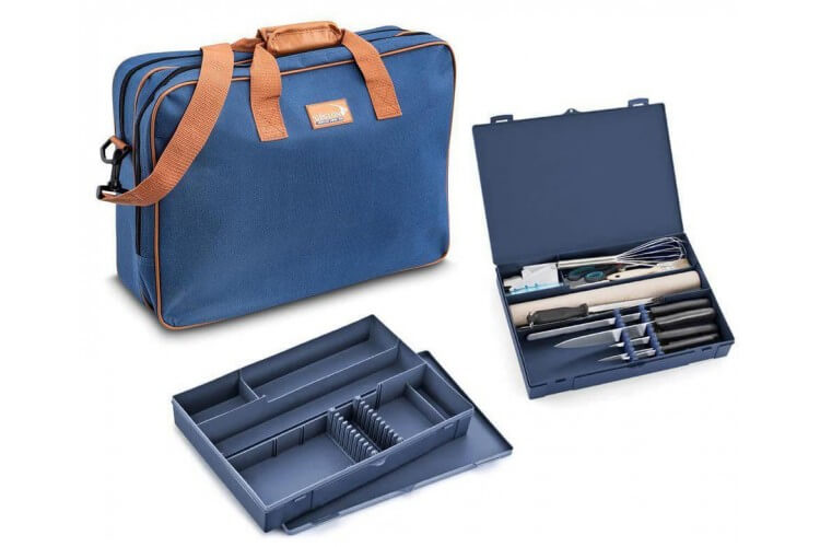Mallette de pâtissier 33 accessoires Urban Case DEGLON bleue