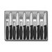 Ménagère 12 pièces Swissclassic Victorinox acier inox 18/10 manche polypropylène noir