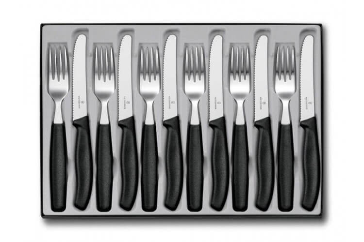 Ménagère 12 pièces Victorinox Swissclassic acier inox 18/10 manche polypropylène