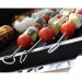 Set de 4 pics à brochettes Triangle 30cm acier inox
