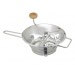 Passe-légumes 24cm acier inox + bouton en bois