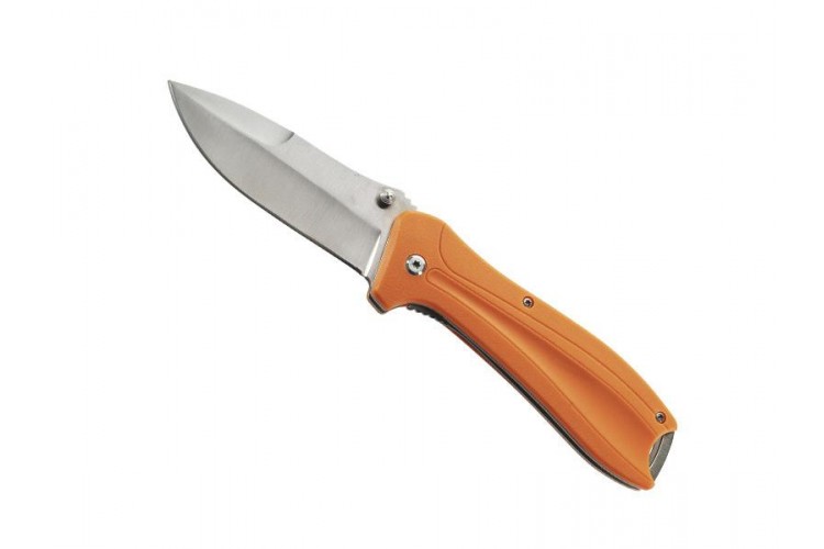 Couteau Herbertz ABS orange 11cm inox + clip