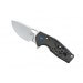 Couteau pliant Fox Suru fibre de carbone noir/titanium