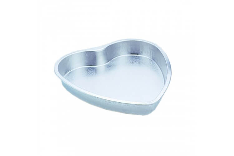 Moule à manqué coeur uni en fer blanc