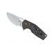 Couteau pliant Fox Suru fibre de carbone noir/titanium 9cm