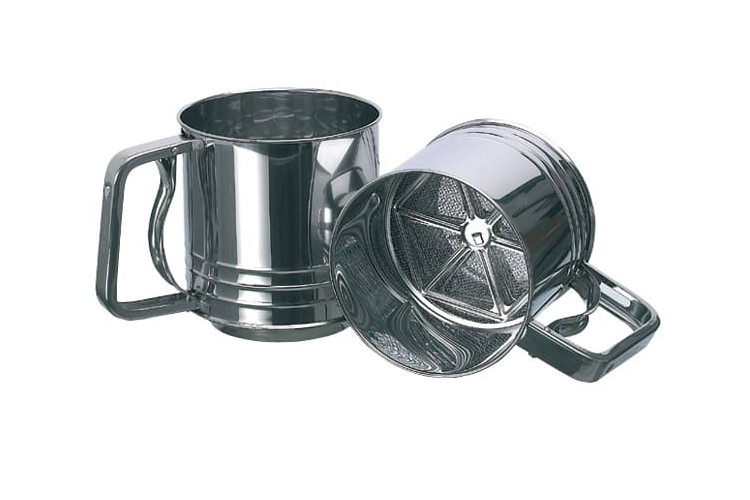 Tamis &agrave; farine automatique Matfer inox &Oslash;11cm
