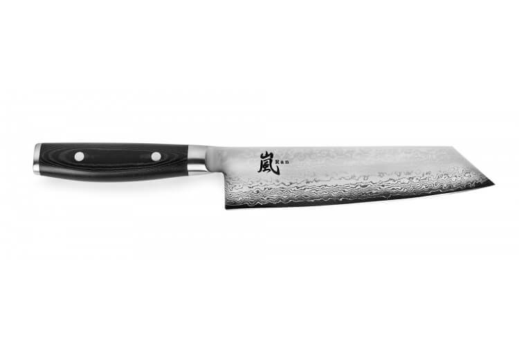 Couteau de chef Kiritsuke japonais Yaxell RAN lame 20cm damas 69 couches