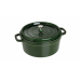 Cocotte ronde en fonte émaillée STAUB basilic