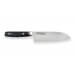 Couteau santoku japonais Kanetsugu Pro-J lame martelée San Mai 17cm