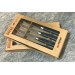 Set de 4 couteaux à steak pro Fischer ZEN extrême dureté