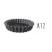 Lot de 12 tartelettes cannelées Exoglass® Matfer