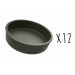 Lot de 12 moules à quiche ou millasson Exoglass® Matfer