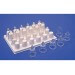 Boîte de 24 douilles "choix du pâtissier" matfer en polycarbonate transparent