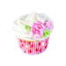 Boite de 12 douilles tout inox assorties décors fleurs
